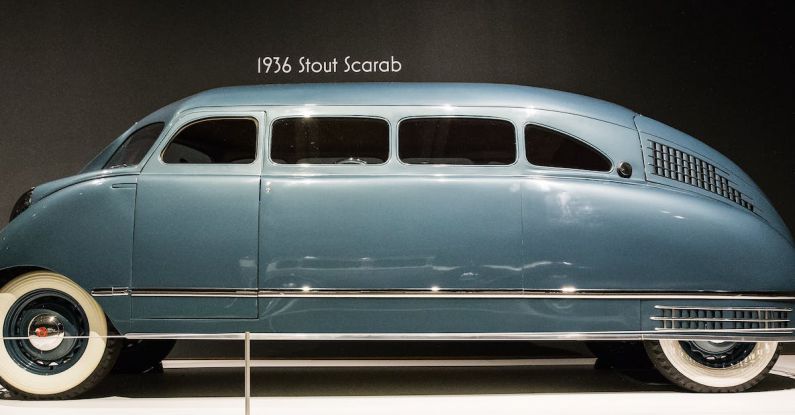 Fiberglass - View of Vintage Car