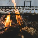 Grill - Burning Under Black Metal Grill